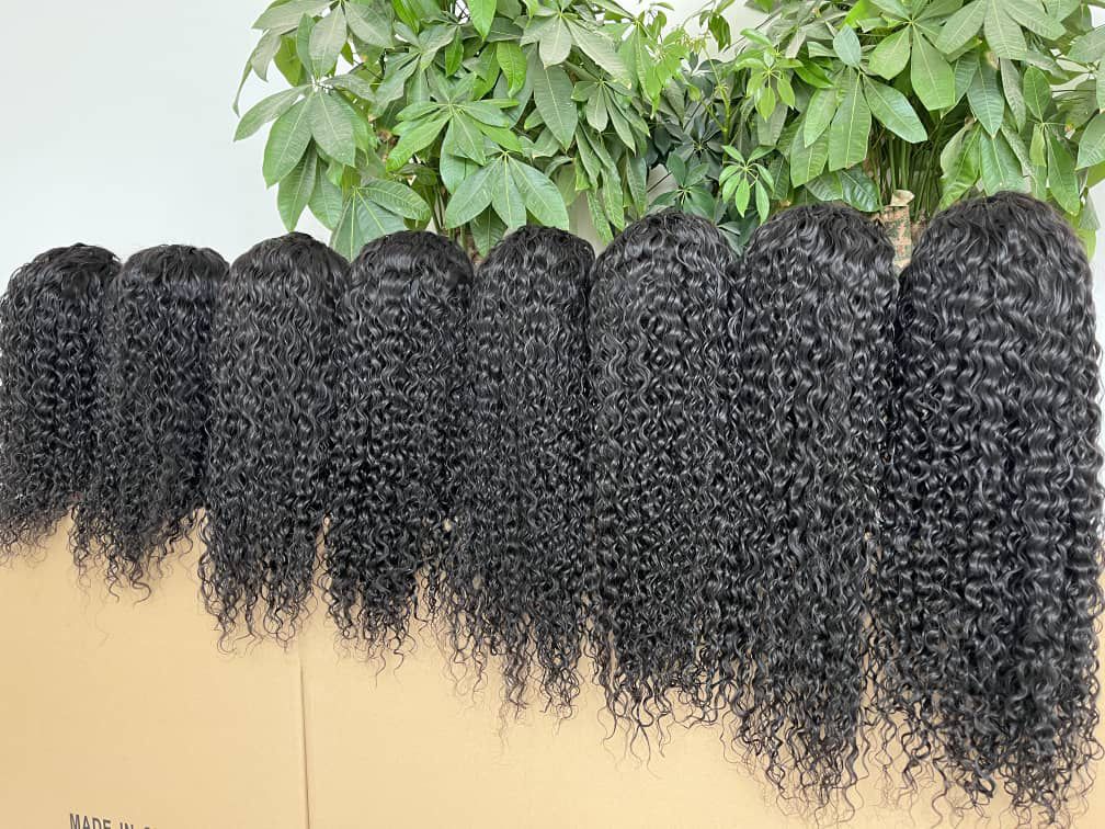 13x4 Lace Frontal – 100% Human Hair – Straight or Curly – Natural Color 1