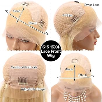 13x4 Lace Front Wig – Blonde 613