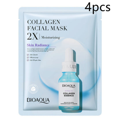 Collagen Face Mask: Moisturizing & Firming with Hyaluronic Acid