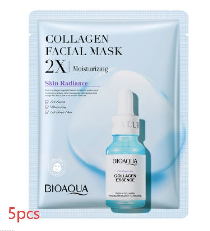 Collagen Face Mask: Moisturizing & Firming with Hyaluronic Acid