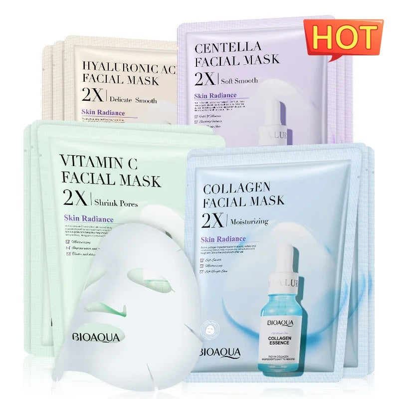 Collagen Face Mask: Moisturizing & Firming with Hyaluronic Acid