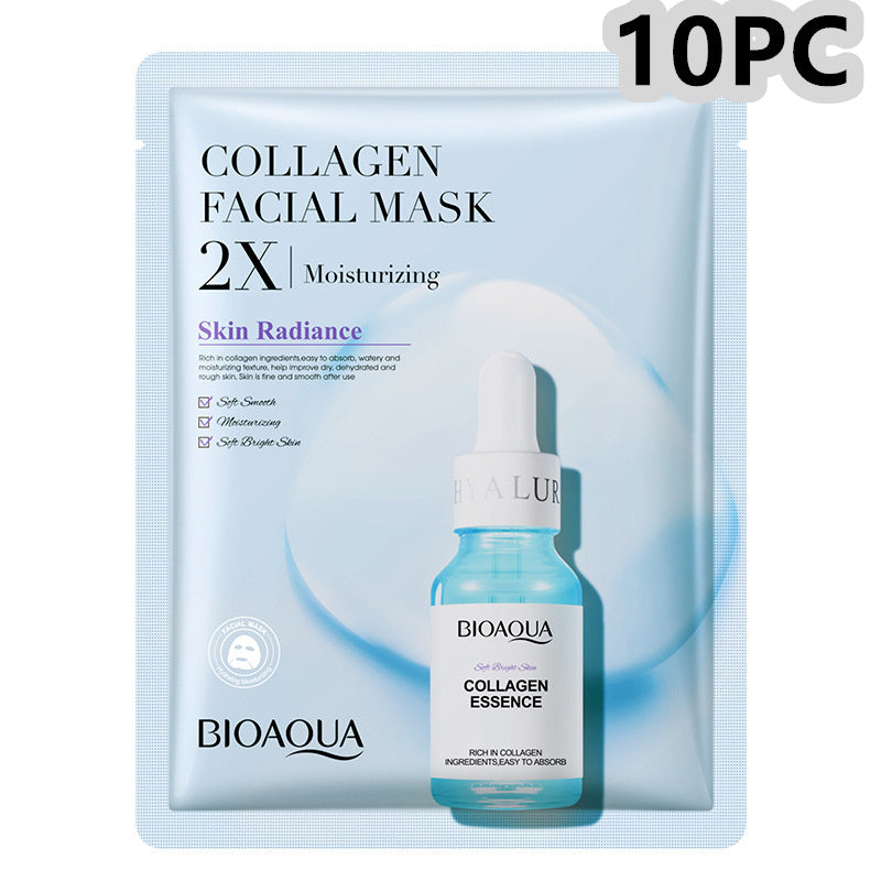 Collagen Face Mask: Moisturizing & Firming with Hyaluronic Acid