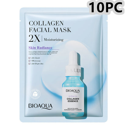 Collagen Face Mask: Moisturizing & Firming with Hyaluronic Acid