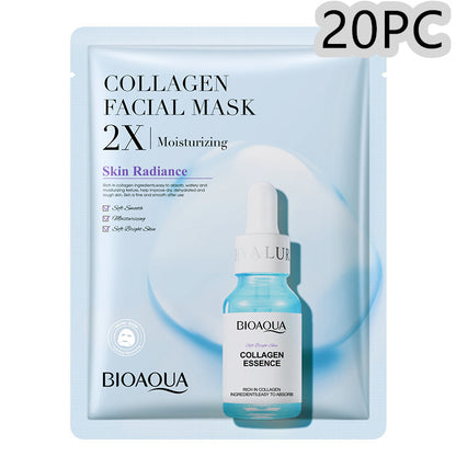 Collagen Face Mask: Moisturizing & Firming with Hyaluronic Acid