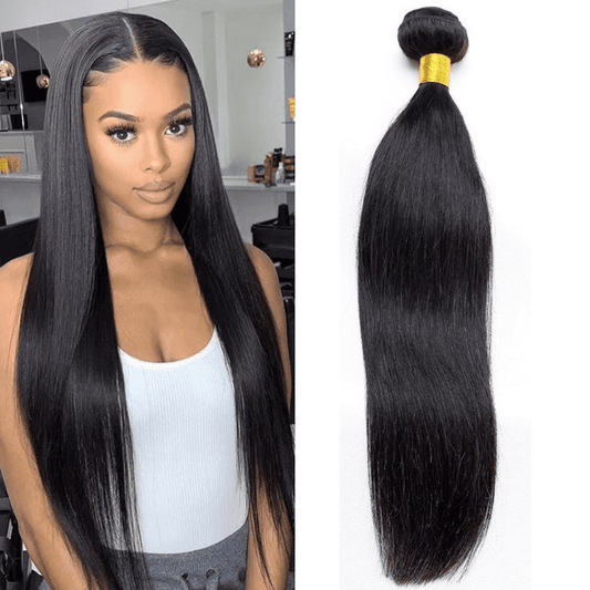 Bundle Natural 1B – 100% Human Hair – Straight or Curly