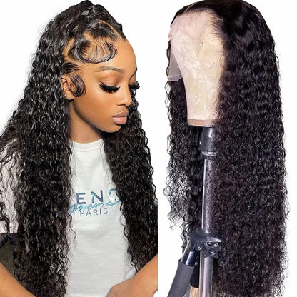 13x4 Lace Frontal – 100% Human Hair – Straight or Curly – Natural Color 1
